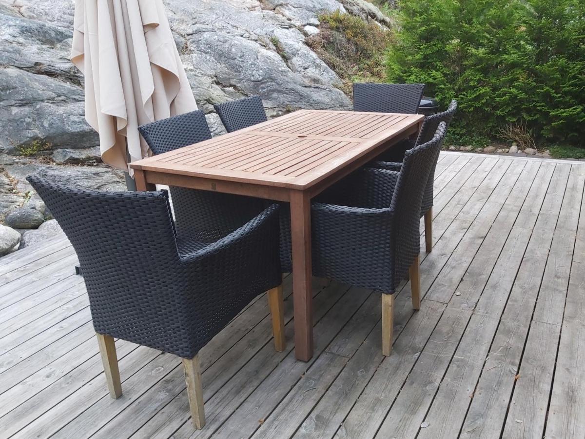 Hallestrand Cottage Krabban Stromstad Bagian luar foto