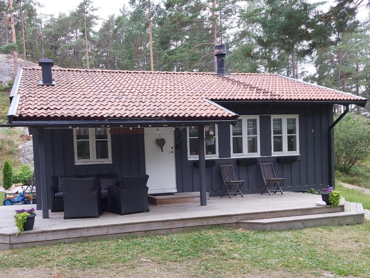 Hallestrand Cottage Krabban Stromstad Bagian luar foto